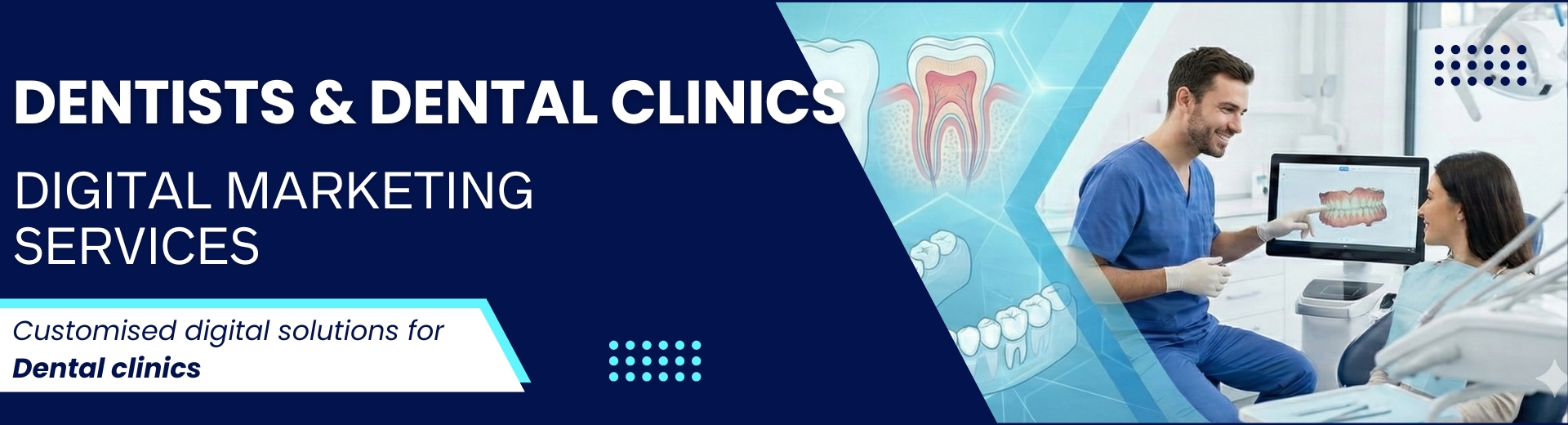 Premium digital presence for modern dentist and dental clinics.