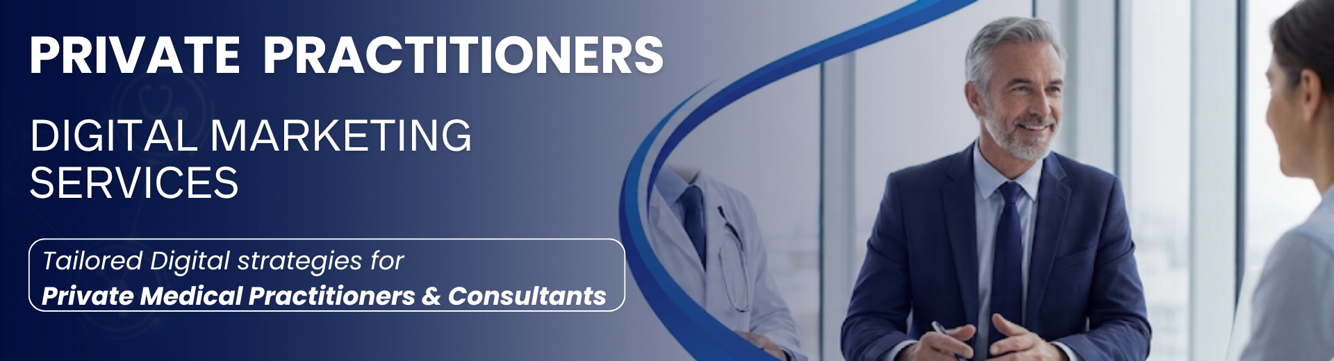 Digital marketing solutions for private practitioners and medical consultants.